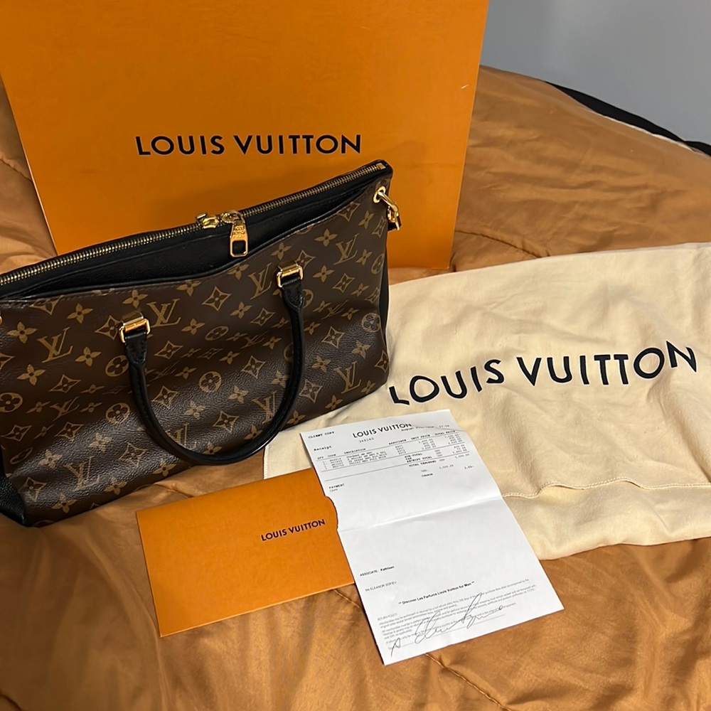 Louis Vuitton Monogram Pallas MM Handbag